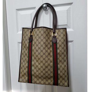 Authentic Vintage 70s - Early 80s Gucci Tote Bag